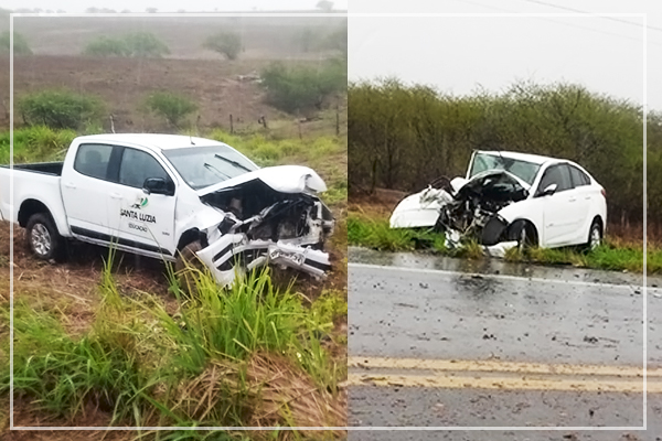 Acidente envolvendo caminhonete de Santa Luzia-PB, deixa uma pessoa morta e duas feridas