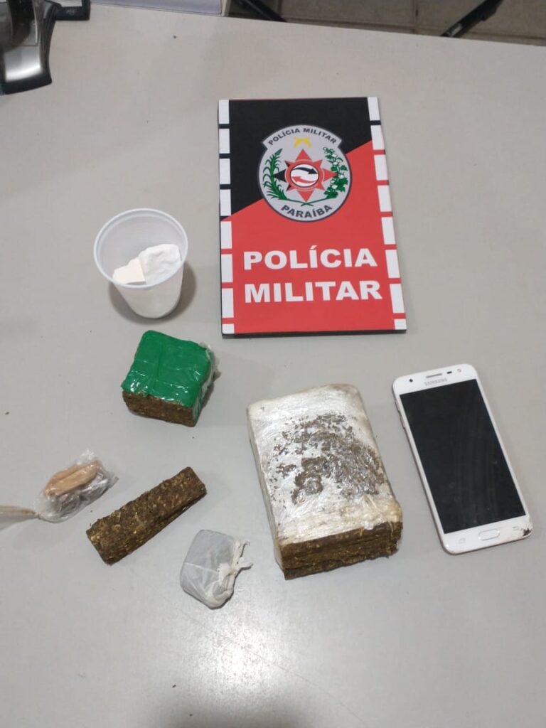 Polícia Militar prende indivíduo acusado de tráfico de drogas na cidade de Catolé do Rocha