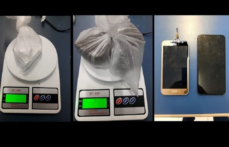 Polícia intercepta drogas e celulares que sobrevoava presídio do Sertão em um drone. Veja