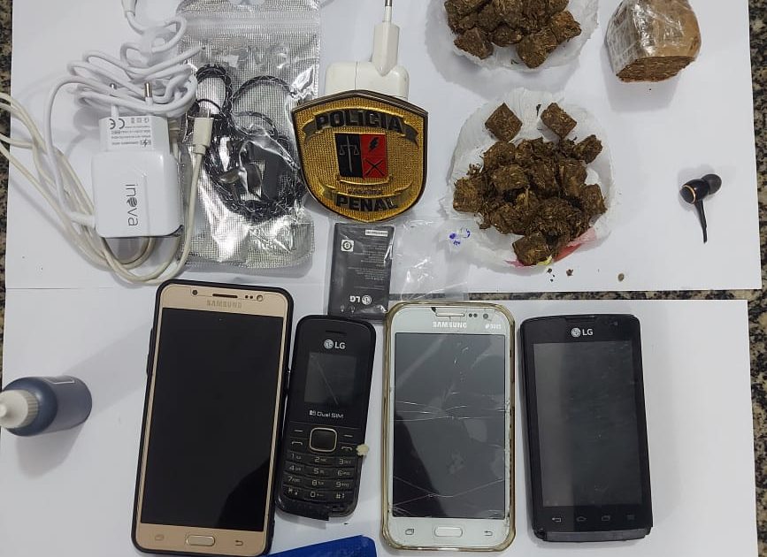 Polícia intercepta drogas e celulares em presídio do Sertão