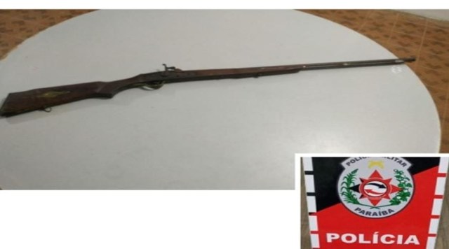 Polícia Militar apreende arma de fogo em Santa Luzia-PB
