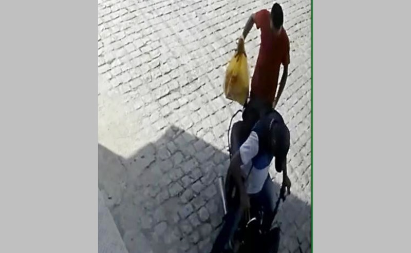 Ladrões assaltam loja de móveis no centro de Junco do Seridó. Câmeras registram