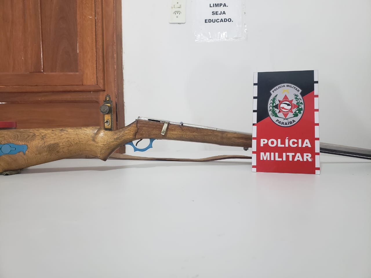 Polícia Militar apreende arma de fogo no Junco do Seridó-PB