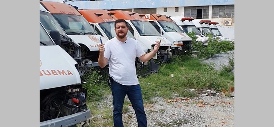 Jamersom Ferreira solicita leilão de sucatas e compra de nova ambulância para atendimento a população carente