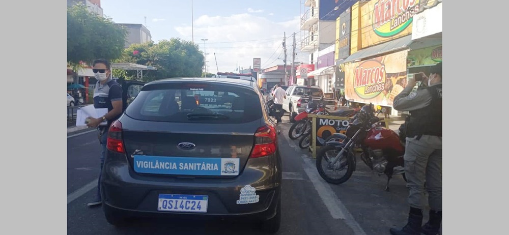 Força tarefa intensifica fiscalização para cumprimento de novo decreto municipal de combate à Covid-19 em Patos