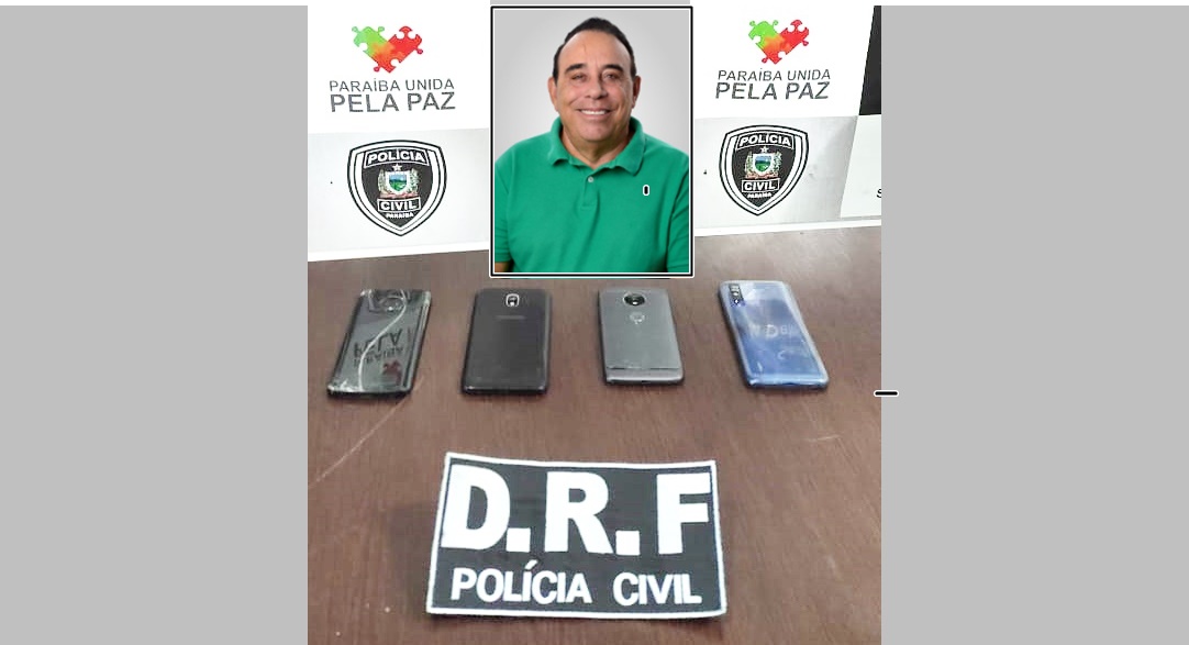 Polícia recupera celulares roubados em assalto ocorrido na Fazenda do prefeito Arimateia de Santa Terezinha-PB