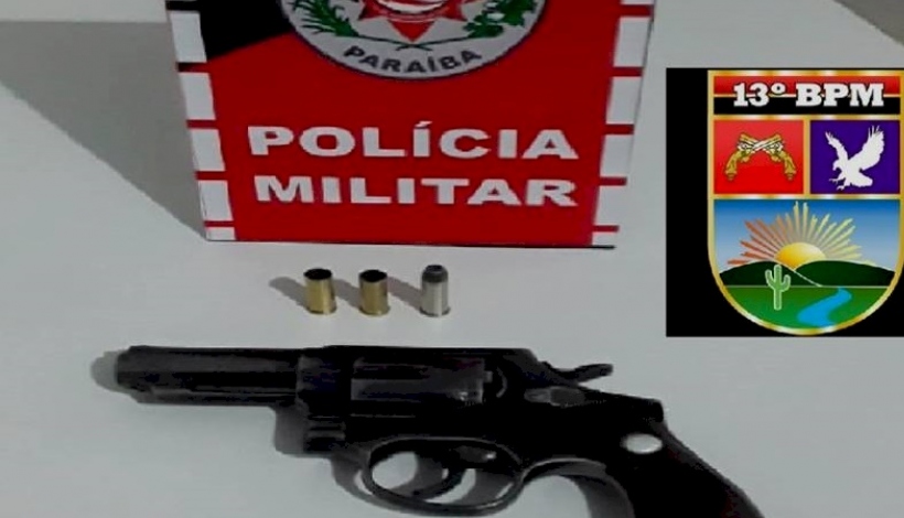 Enfurecido, homem efetua disparos para o alto depois de batida de veículos e acaba preso no Vale do Piancó