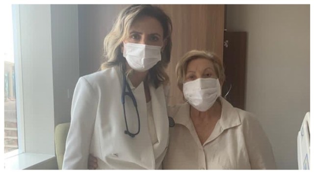 Deputado Hugo Mota anuncia em rede social que sua vó, Francisca Mota, 80 anos, venceu a covid-19