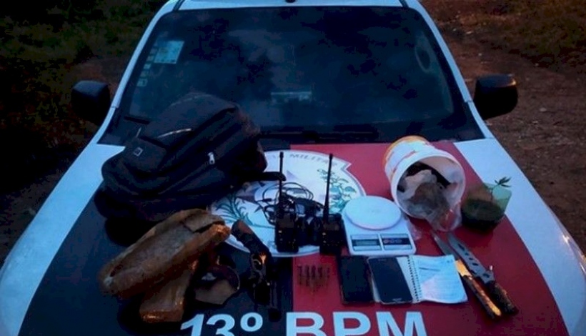 Ponto de venda de droga é desarticulado no Vale do Piancó