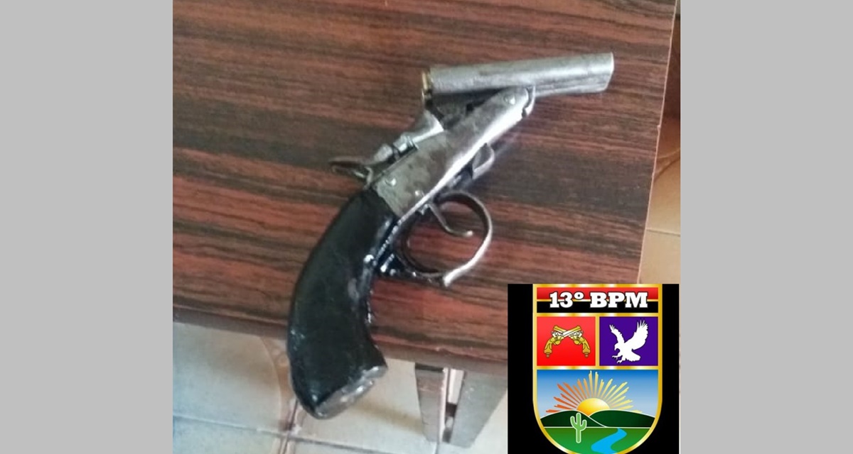 Polícia Militar evita tentativa de feminicídio e apreende arma de fogo no Sertão