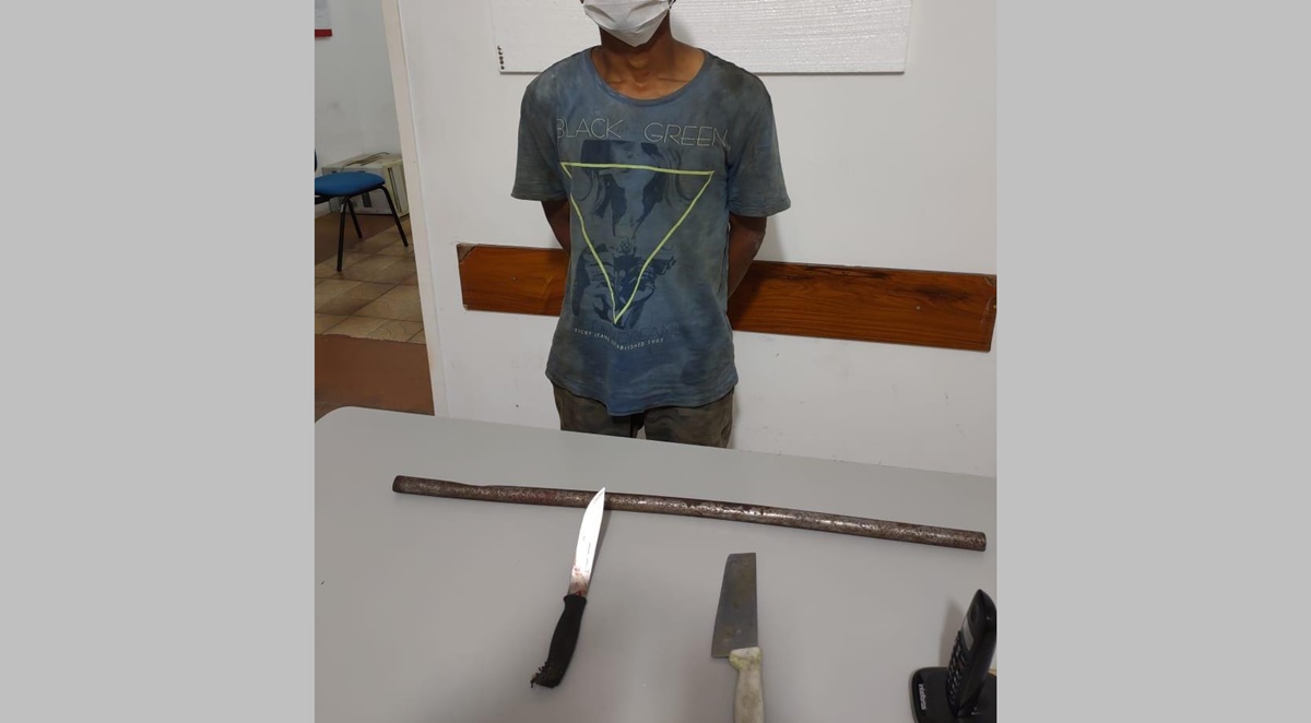 Polícia Militar prende em flagrante acusado de homicídio na noite desta quarta-feira (07) de Patos
