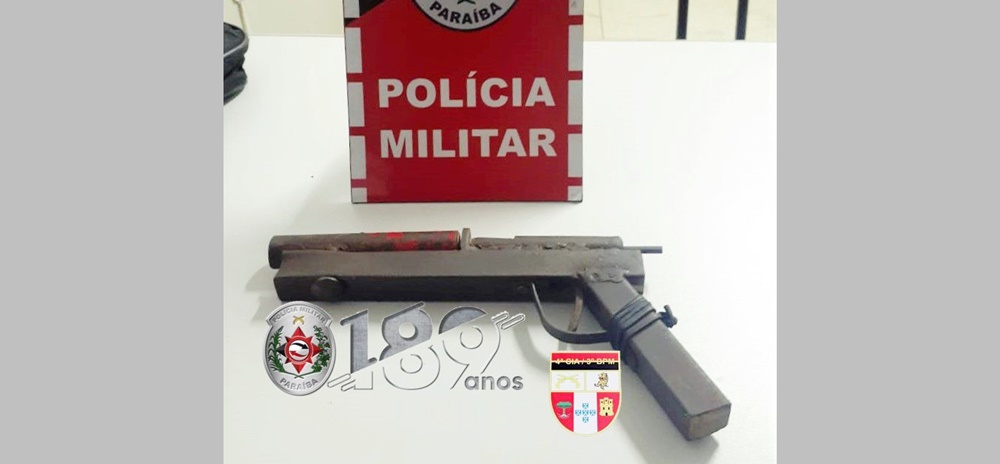 Policia Militar apreende arma de fogo no Distrito de São Sebastião de Cacimbas