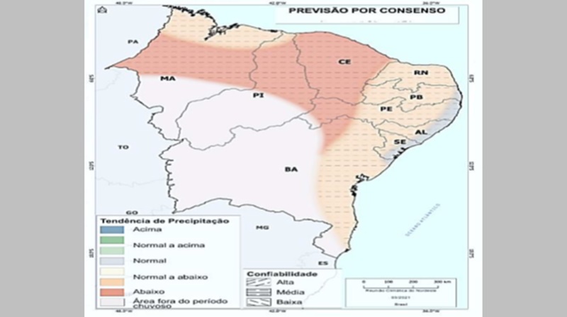 AESA prevê chuvas irregulares no Semiárido da PB no trimestre abril, maio e junho