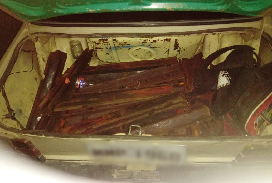 Polícia Militar detém suspeitos de praticar furto de trilhos da Linha Férrea em Assunção-PB