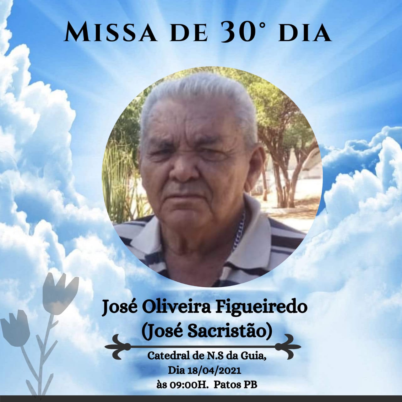 Missa de 30º dia pela alma de José Sacristão