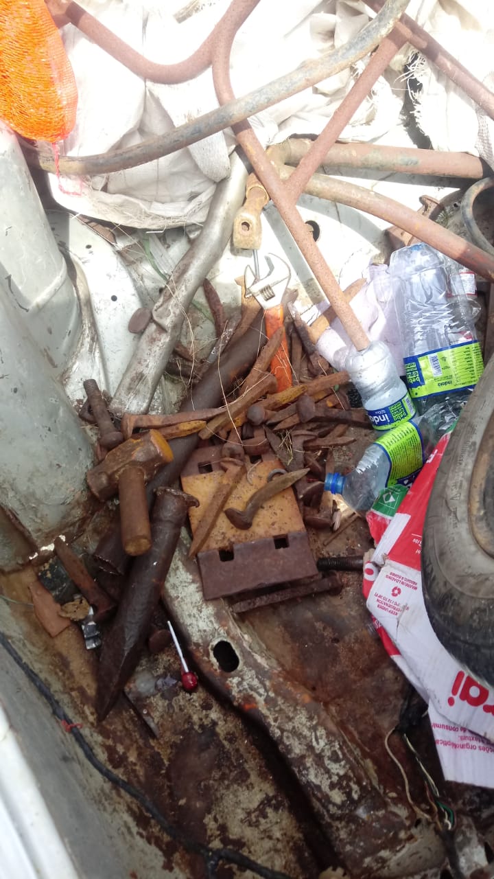 Polícia Militar detém suspeito e apreende menor por praticarem furto de trilhos da Linha Férrea em Assunção-PB