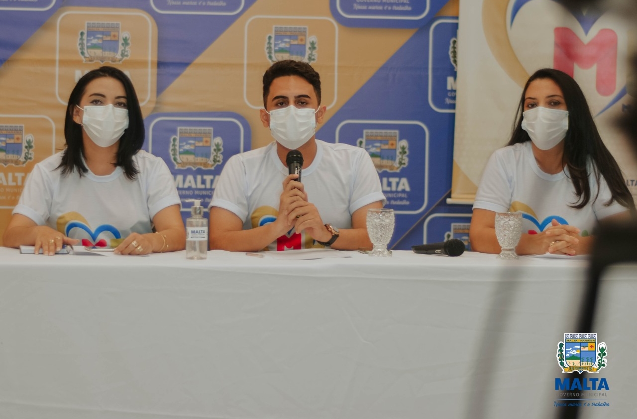 Prefeitura de Malta lança campanha “Malta pela Vida” no enfrentamento à Covid-19