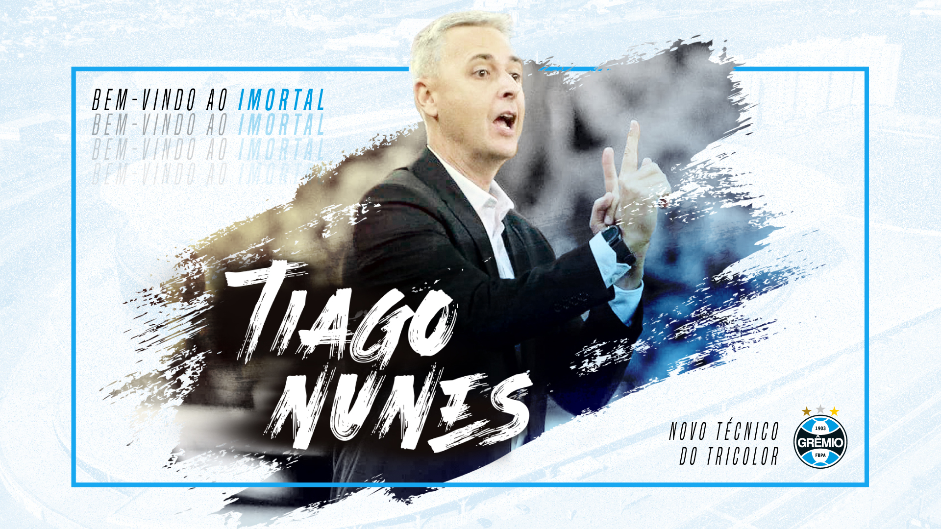 Grêmio anuncia Tiago Nunes como novo técnico