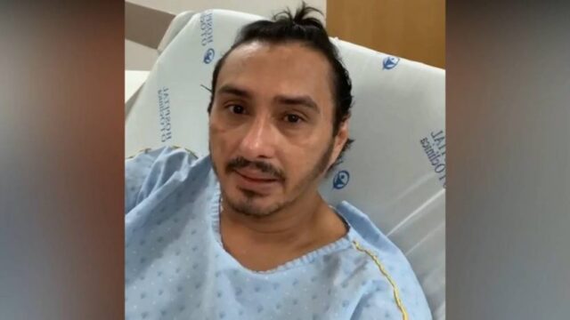 No leito de UTI, Vicente Nery chora, diz que teve medo de morrer da Covid-19 e agradece a Deus. Veja o vídeo