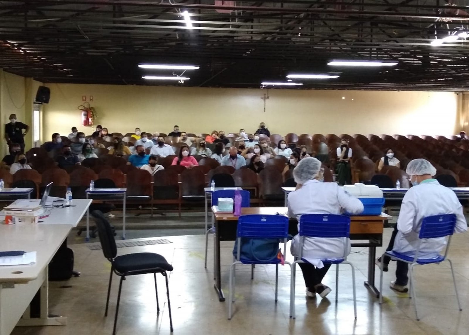 Parceria Júri em Patos é precedido de testagem para Covid-19 e vacinação contra a Gripe H1N1