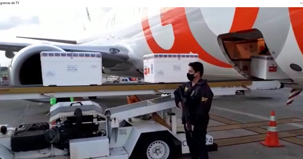 PB recebe mais de 59 mil doses de vacinas contra Covid-19 na tarde desta quinta-feira (22)