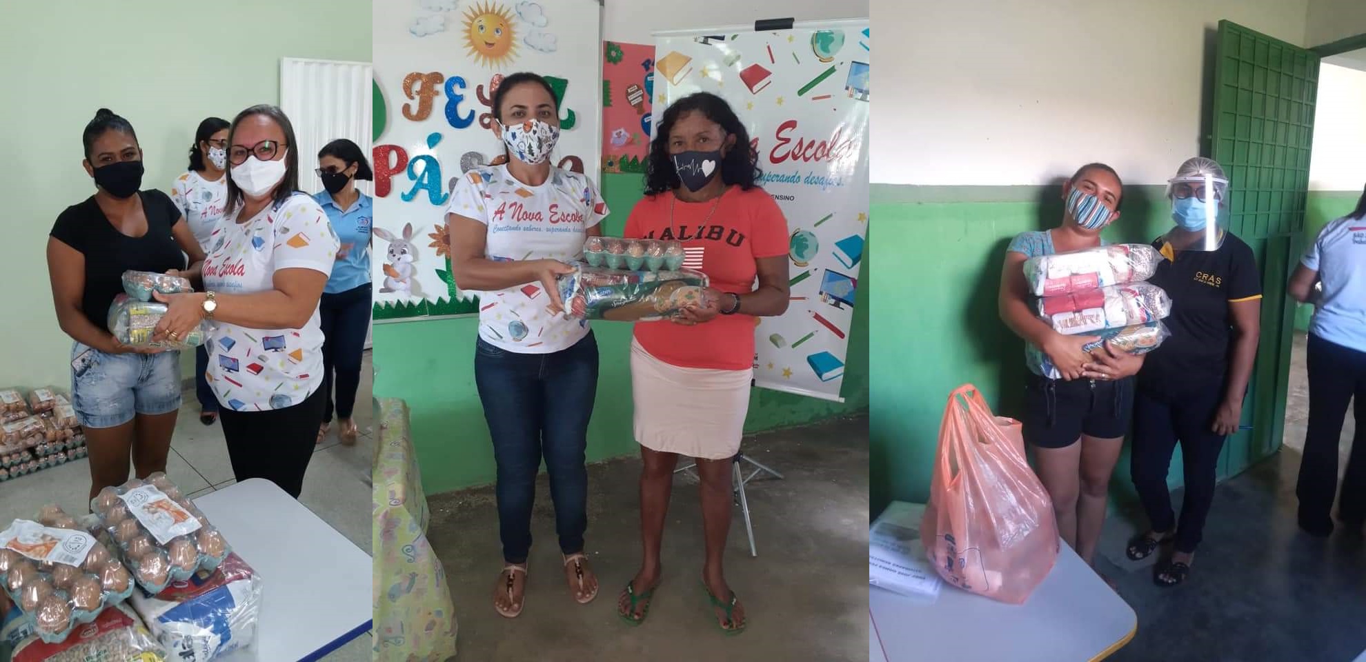 Prefeitura de São José do Bonfim distribui kits de merenda para famílias de alunos da rede municipal de ensino