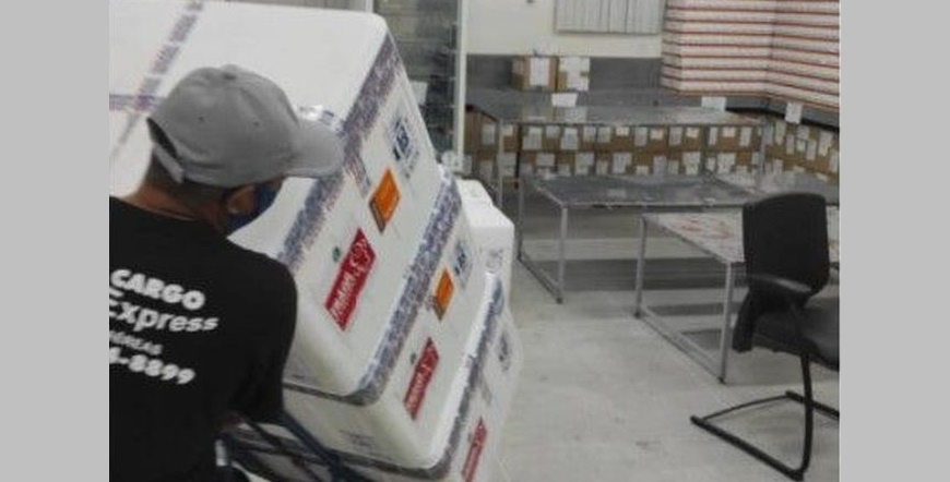 Paraíba recebeu mais de 75 mil doses de vacinas contra a covid-19 neste sábado (24)