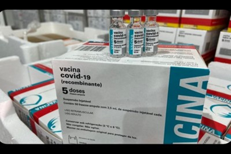 PB receberá 86.750 doses da vacina de Oxford/AstraZeneca nesta quinta-feira (29)