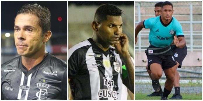 Treze anuncia o desligamento de três jogadores do elenco alvinegro