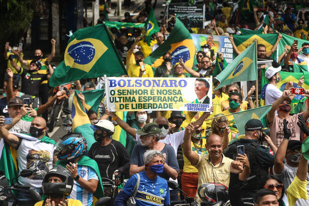 Capitais registram manifestações a favor de Bolsonaro no Dia do Trabalho