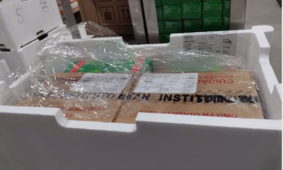 Patos recebeu no fim da manhã deste domingo (02), mais um lote de vacina contra covid-19