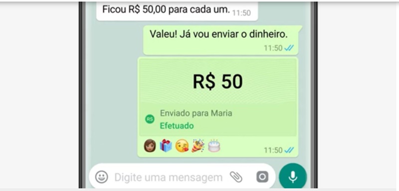 WhatsApp passa a permitir transferência de dinheiro entre usuários no Brasil