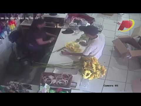 Estabelecimento comercial é assaltado na tarde desta quinta-feira (26), no Centro de Patos