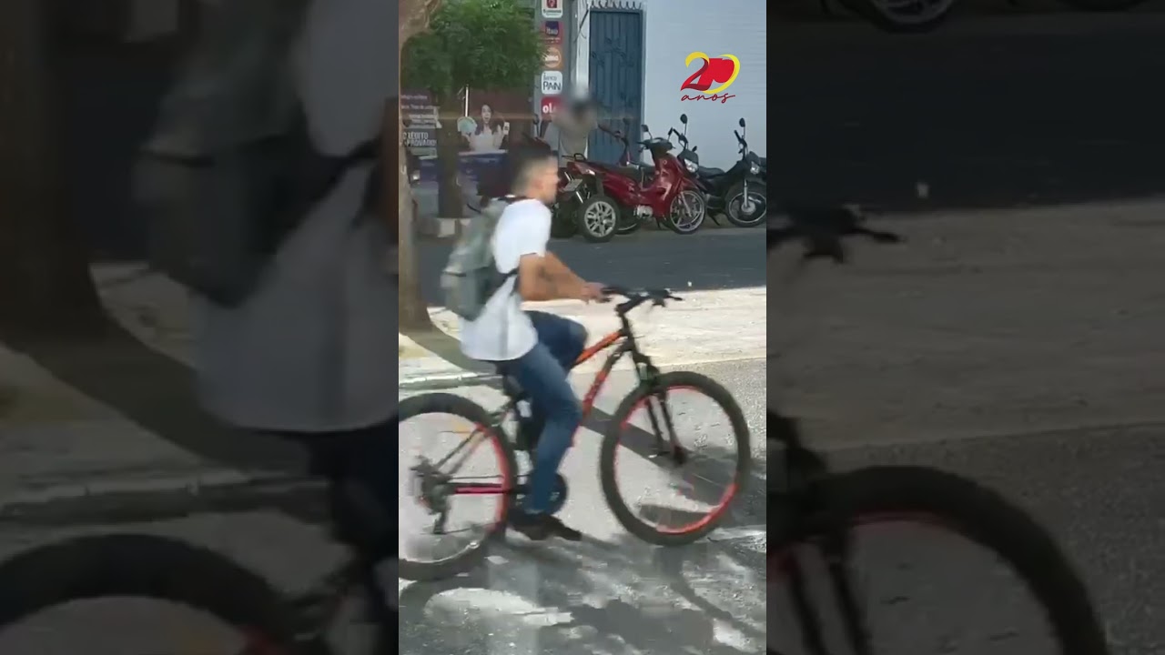 Deficiente é detido após ser flagrado furtando capacete no Centro de Patos; veja vídeo