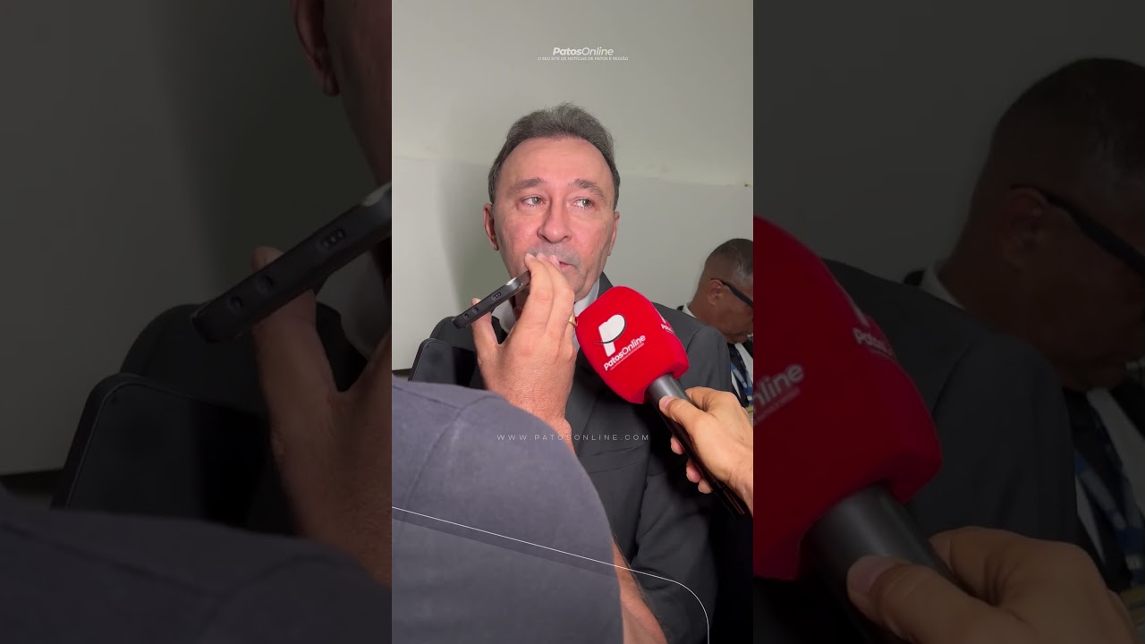 Secretário confirma projeto de ampliação do sistema de abastecimento de água em Patos