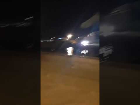 Forte chuva faz Canal do Frango transbordar em Patos na noite deste sábado (27)