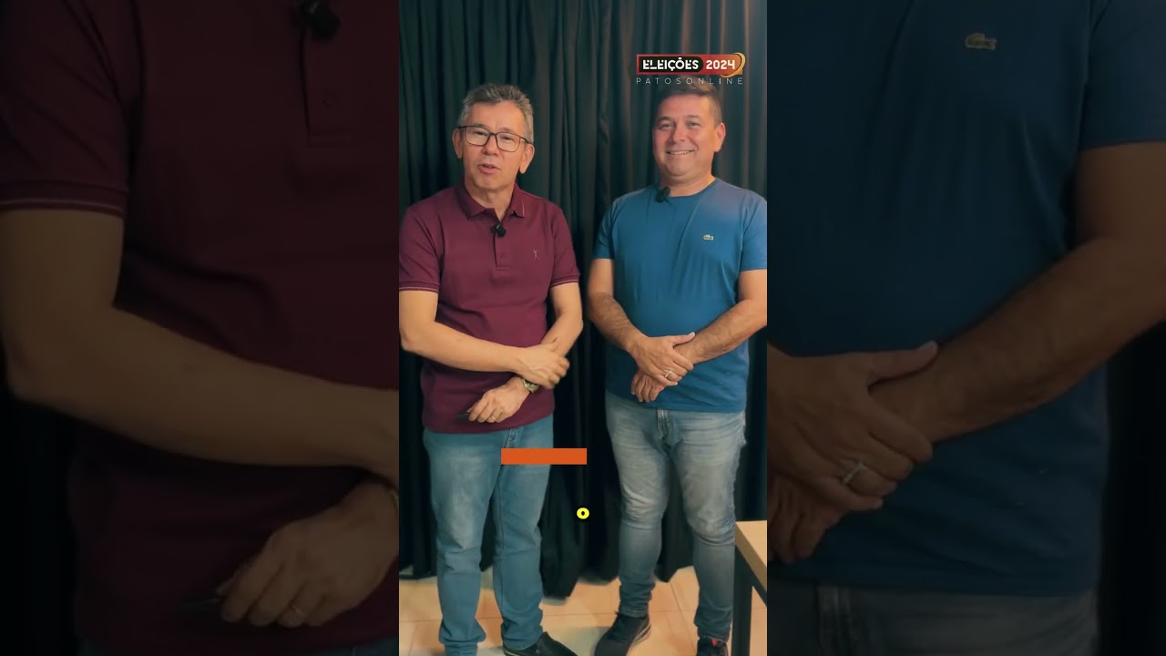 Confira os bastidores da entrevista com Caio Paixão, candidato a prefeito de Condado