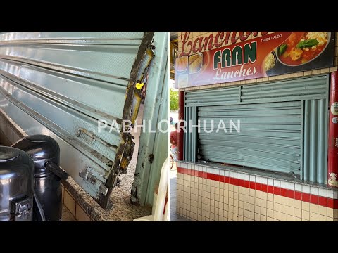 Lanchonete é arrombada na madrugada desta quarta (28) na Feira da Troca, em Patos; Veja Vídeo