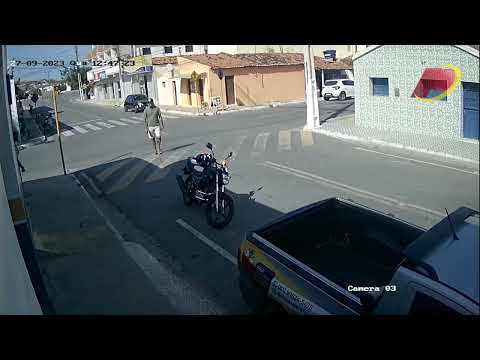 Dupla armada assalta Casa Lotérica na tarde desta quarta-feira (27), em Junco do Seridó