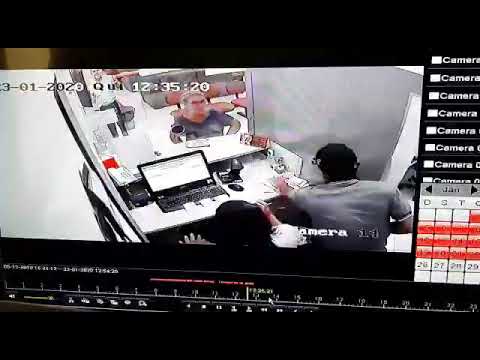 Câmeras registram momento do assalto a uma loja de móveis em Soledade