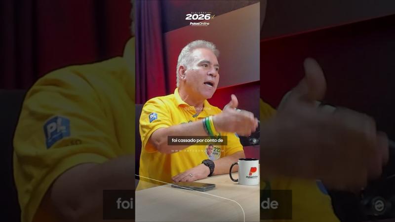 Marcelo Queiroga abre sabatina no Patos Online e afirma ter “posições claras” e lado definido