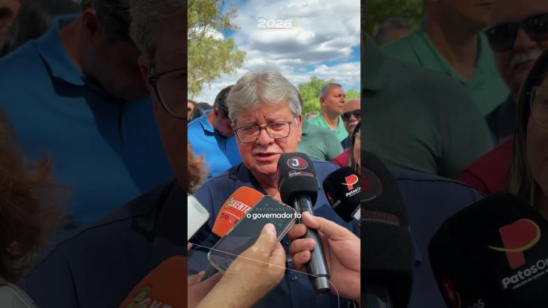 João Azevêdo nega desgaste com Nabor Wanderley e diz que oposição cria 
