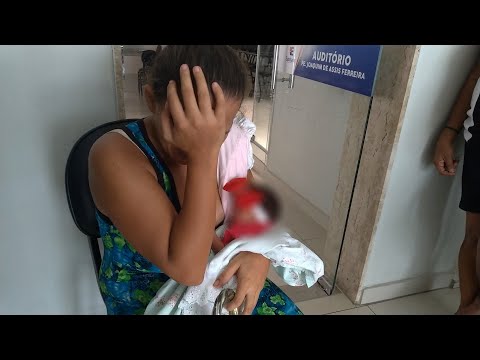 Mãe chora e pede ajuda para comprar remédio e alimento para bebê prematuro em Patos