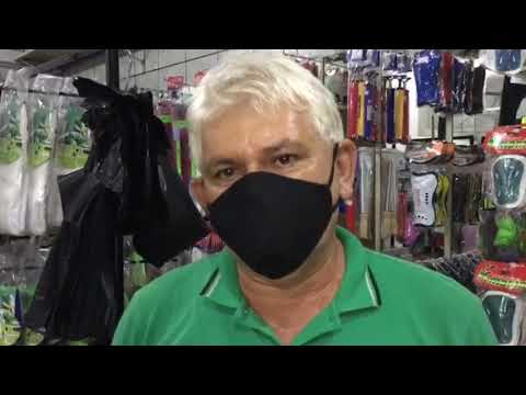 Primeiro dia de funcionamento do Mercado Darcílio Wanderley em Patos após a flexibilização