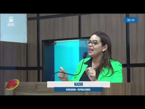 Na tribuna da Câmara, vereadora Nadir Rodrigues defende realização de mutirão 