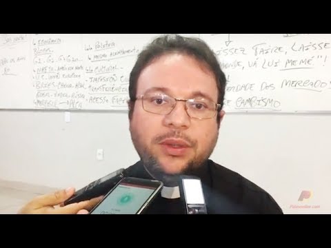 Pe. Fabrício, lamenta cancelamento do Debate