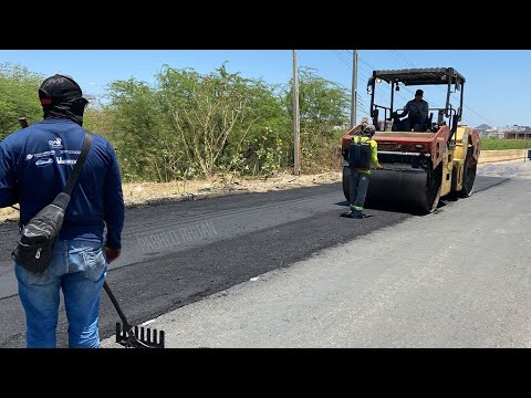 Alça Sudeste recebe última camada asfáltica na manhã desta quarta-feira (28). Veja Reportagem