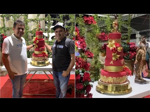 Bolo é arrematado por R$ 100 mil durante leilão paroquial na cidade de São Bento; veja vídeo