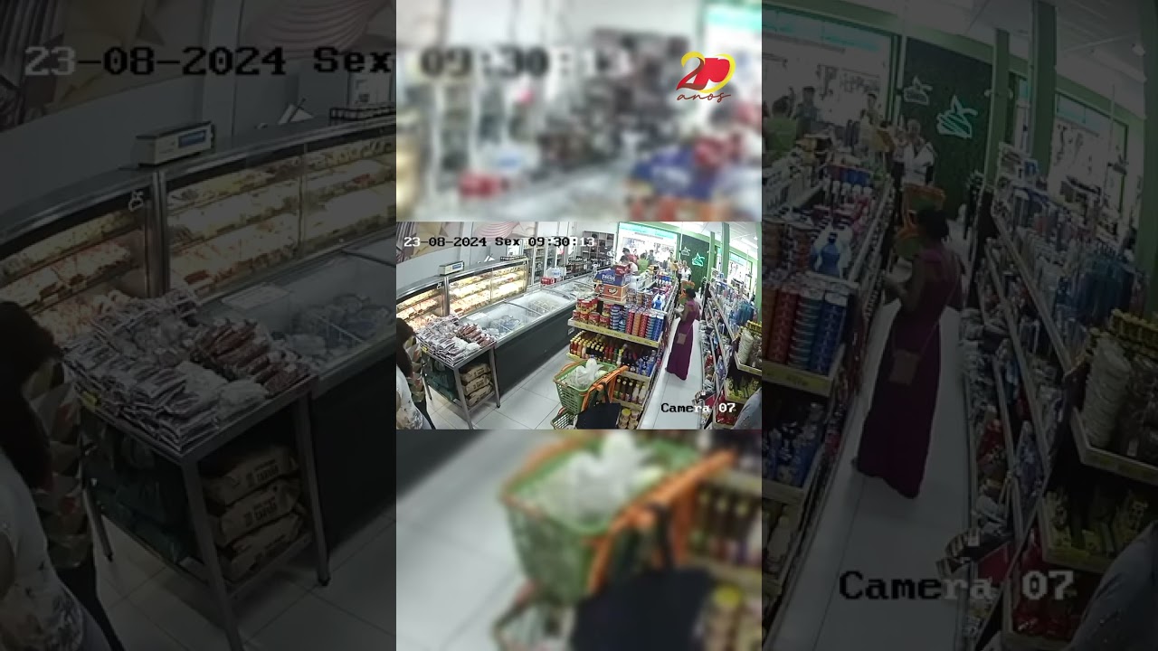 Idosa é flagrada furtando dinheiro de bolsa em Hortifruti no Centro de Patos; veja vídeo