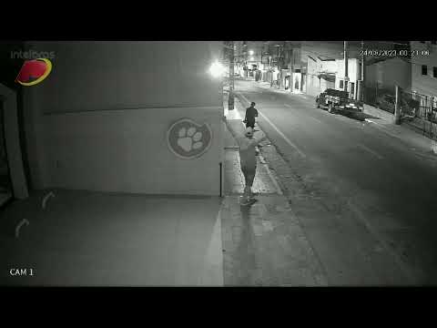 Indivíduos que arrombaram barbearia no Centro de Patos tentaram invadir Pet Shop minutos antes